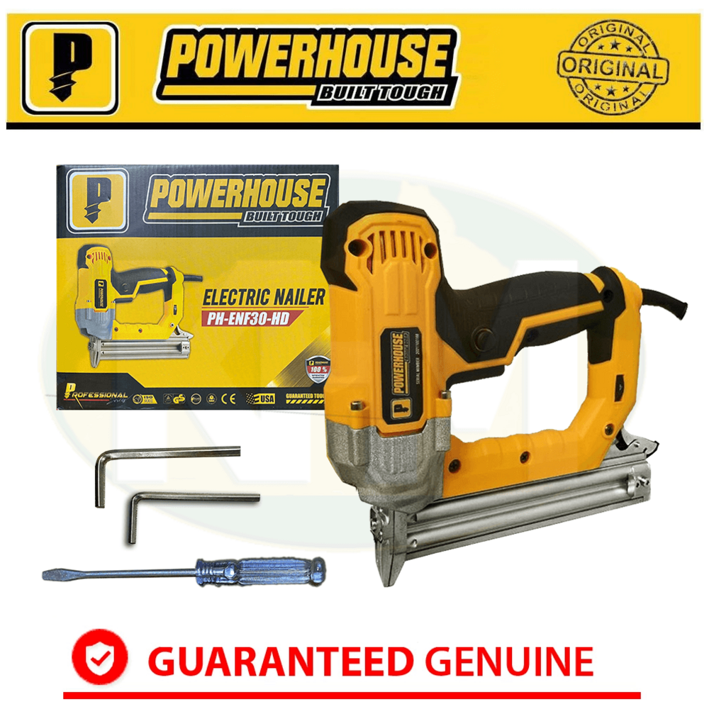 Powerhouse PH-ENF30-HD Electric Brad Nailer 30mm - KHM Megatools Corp. Powerhouse PH-ENF30-HD Electric Brad Nailer 30mm - KHM Megatools Corp.